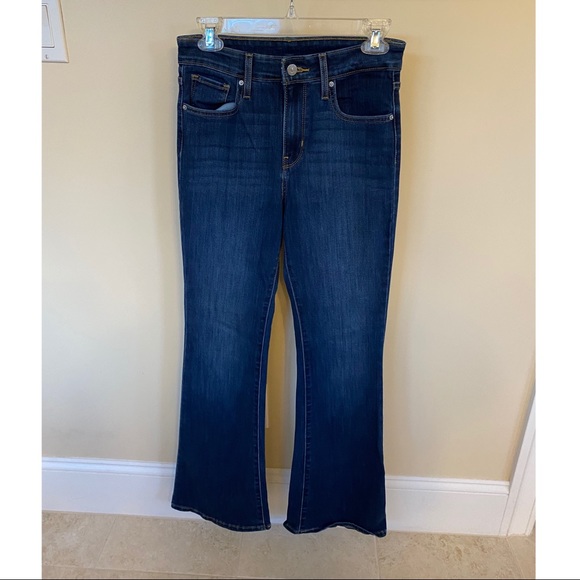 Levi Flared Dark Jeans - Picture 1 of 4